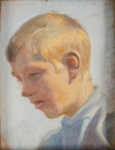 Portrait of a boy. Study. Portrait of a boy. Study.