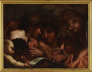 Singing angels by Ludovico Carracci