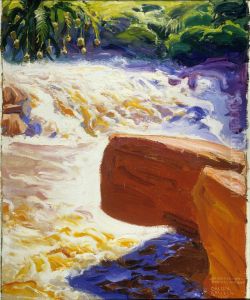 Masioja-virran koski by Akseli Valdemar Gallen-Kallela