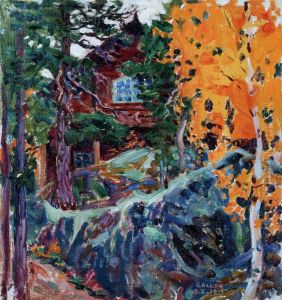 Kalela in Autumn by Akseli Valdemar Gallen-Kallela