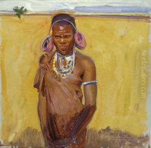 Kikuju-nainen by Akseli Valdemar Gallen-Kallela