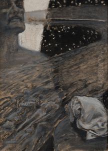 Kuolleitten virta by Akseli Valdemar Gallen-Kallela