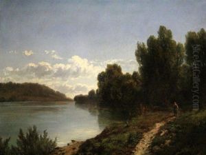 Lake landscape by Ernesto Allason