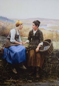 Premier chagrin by Daniel Ridgway Knight