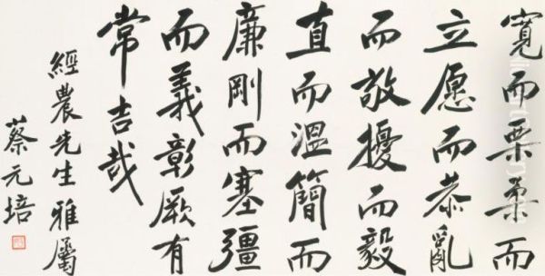 Calligraphy In Kaishu - view 1