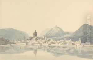Como From Across the Lake by John Robert Cozens