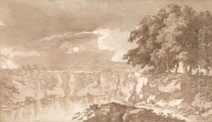 Italian Lake Scene by Richard Cooper