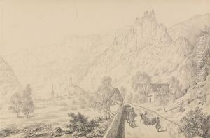The Ruins of the Nunnery of Seben near Klausen, 27th Oct.r 1840 The Ruins of the Nunnery of Seben near Klausen, 27th Oct.r 1840