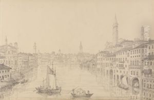 City of Verona from the Bridge, 1st Nov.r 1840 by Sir Charles D'Oyly, 7th Baronet