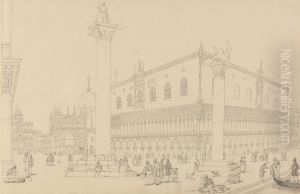 View of the Doge's Palace and Church of St. Mark, Venice 4th Nov.r 1840