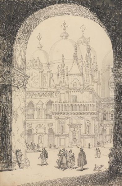 View of the back of San Marco 11.th Nov.r 1840 - view 1