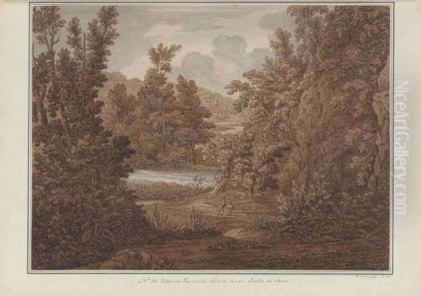 View on the river Liris, near Isola di Sora - view 1