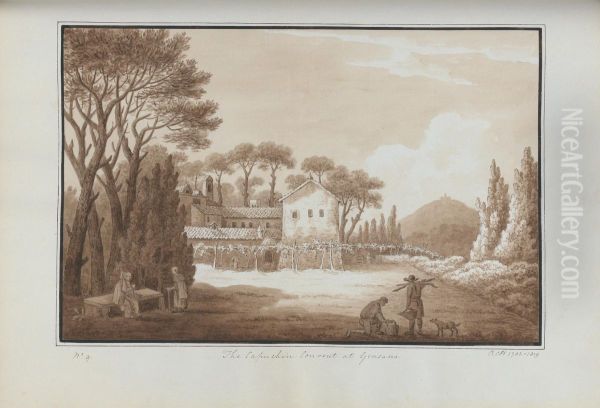 The Capuchin Convent at Gensano - view 1