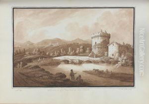 The Tomb of Plautius etc near Tivoli by Sir Richard Hoare, 2nd Baronet