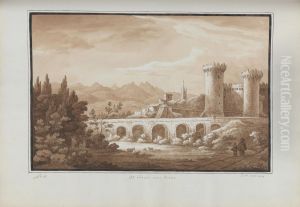 At Tivoli, near Rome by Sir Richard Hoare, 2nd Baronet