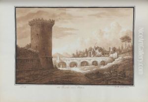 At Tivoli, near Rome by Sir Richard Hoare, 2nd Baronet