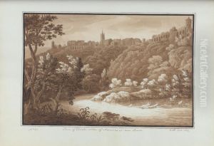 Town of Tivoli, villa of Macenas near Rome by Sir Richard Hoare, 2nd Baronet