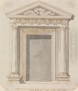 Door of the New Palace at the Alhambra by Henry Swinburne