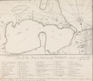 Plan of the Ports & Environs of Taranto, Italy
