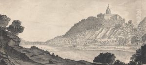 View of the Cappuccini Mount, the Po River and the Bridge from the Road to the Palentine View of the Cappuccini Mount, the Po River and the Bridge from the Road to the Palentine