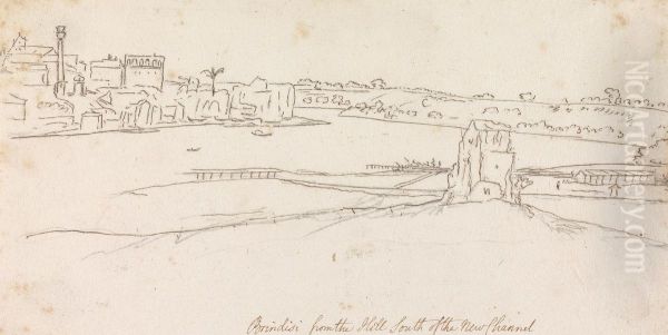 Brindisi from the HIll South of the New Channel - view 1