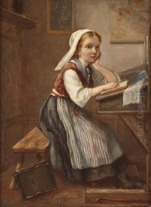 In Der Lehrstube by Leon Caille