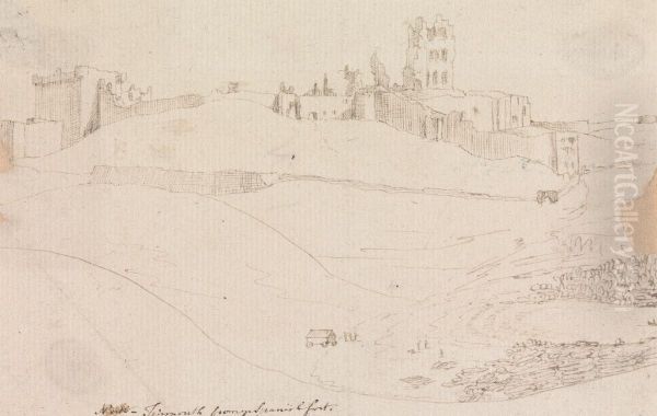Tynemouth from the Spanish Fort - view 1