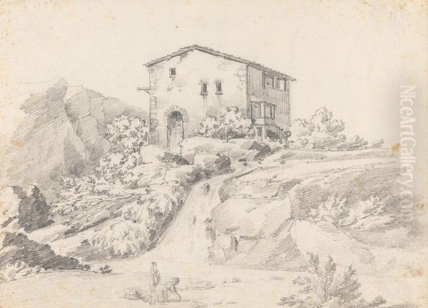Landcape View of a Watermill - view 1