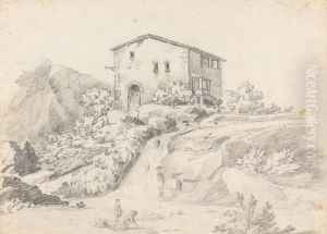 Landcape View of a Watermill Landcape View of a Watermill