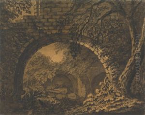 An Arch in the Vault of an Overgrown Ruin