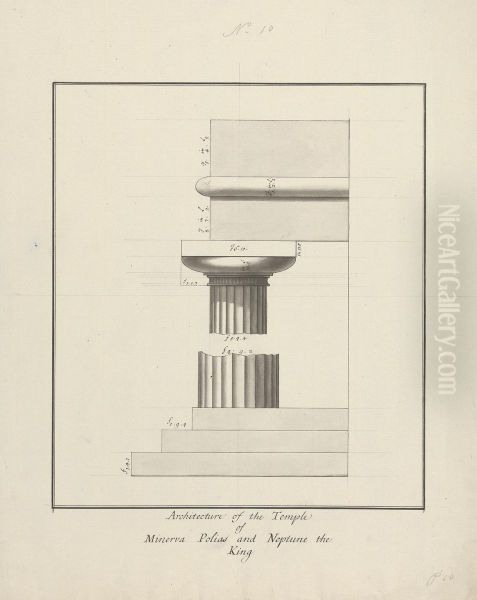 No. 10 Architecture of the Temple of Minerva Polias and Neptune the King - view 1