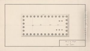 Plan of the Temple of Ceres Legifera by James Bruce