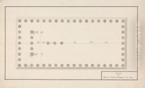 Plan of temple of Minerva Polias and Neptune the King by James Bruce