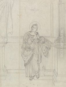 St Agnes (after Domenichino) by James Bruce