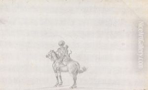 Man on Horseback Carrying Bow and Arrows