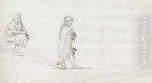 Studies of Two Figures by James Bruce