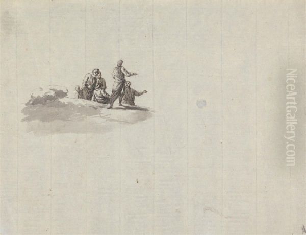 Six Men Talking - view 1