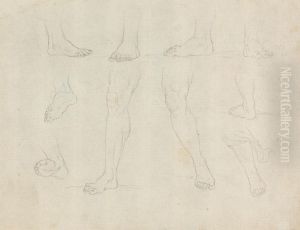 Studies of Feet and Legs by James Bruce