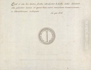 One Side of a Coin with Inscription by James Bruce