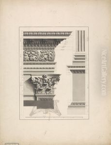 Elevation of Pedestal Entableature of the Arch at Tripoli