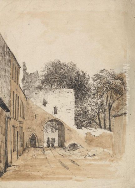 Ruined Gateway at Kilmallock - view 1