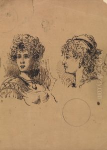 Two Female Heads