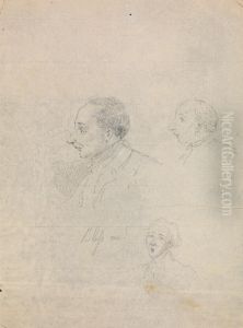 Sketches of Three Heads Sketches of Three Heads
