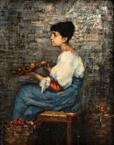 Fruit Seller by Maria Wiik