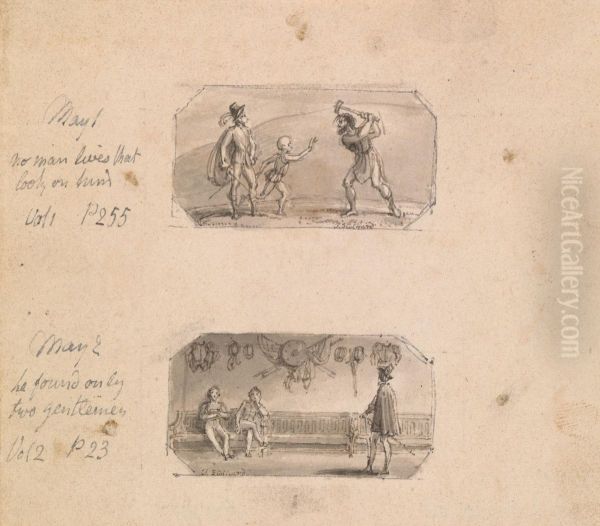 No Man Lives That Looks on Him (Vol. 1, p. 255) May 2nd: He Found Only Two Gentlemen (Vol. 2, p. 23) - view 1