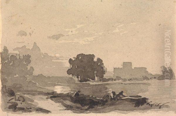 Landscape with Castle in Background - view 1