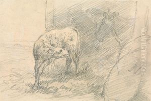Calf, with Head of a Cow by Sawrey Gilpin