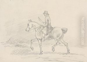 Horse Rider, in Walking Gait by Sawrey Gilpin