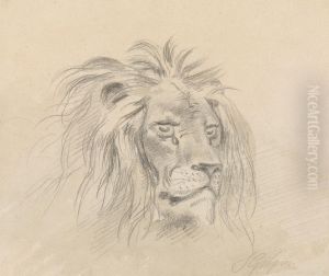 Head of a Lion by Sawrey Gilpin