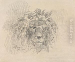 Head of a Lion by Sawrey Gilpin